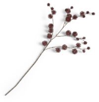 Thistle Spray Fleur Artificiel 85Cm - Bordeaux