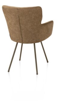 Sage, armstoel 4-pootjes steelbrown - stof Oregon - Desert - Afbeelding 2