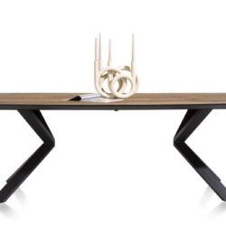 Fresno, eetkamertafel 240 x 110 cm - fineerrichting recht