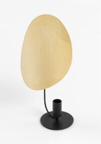 Bea kandelaar H30cm - Zwart/Goud