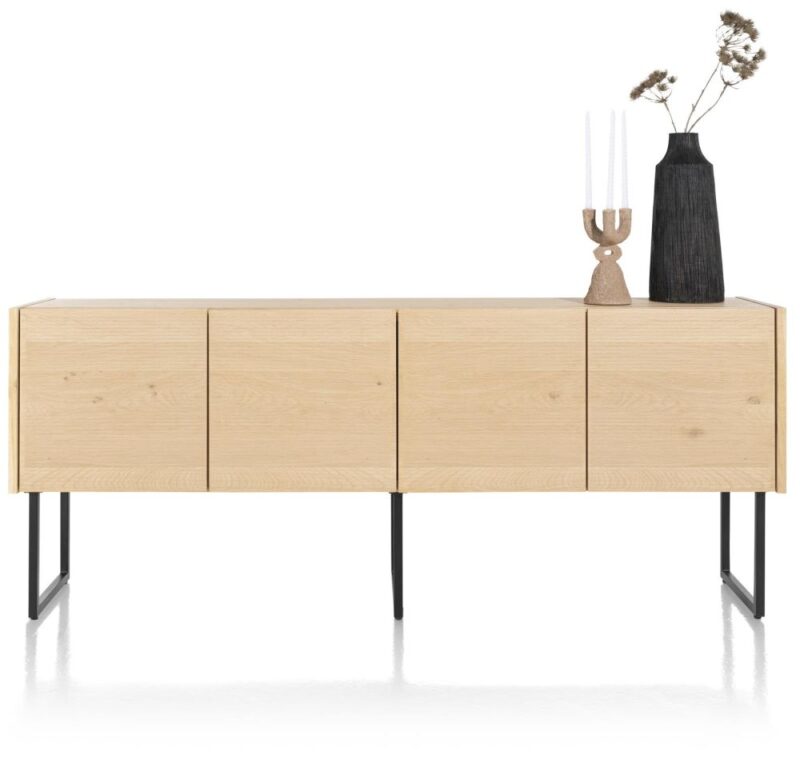 Carving, Buffet 210 Cm. - 4-Portes - Natural - Image 1