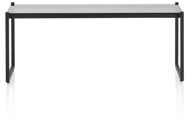 Modali, Salontafel 100 X 38 Cm - Glas Blad - Hoog - Afbeelding 1