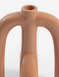 Adele kandelaar H20cm - Oranje - Afbeelding 2