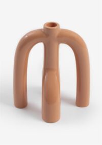 Adele kandelaar H20cm - Oranje - Afbeelding 3