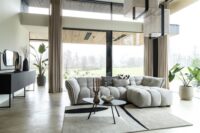 Carving, buffet 210 cm. - 4-portes - natural - Image 3