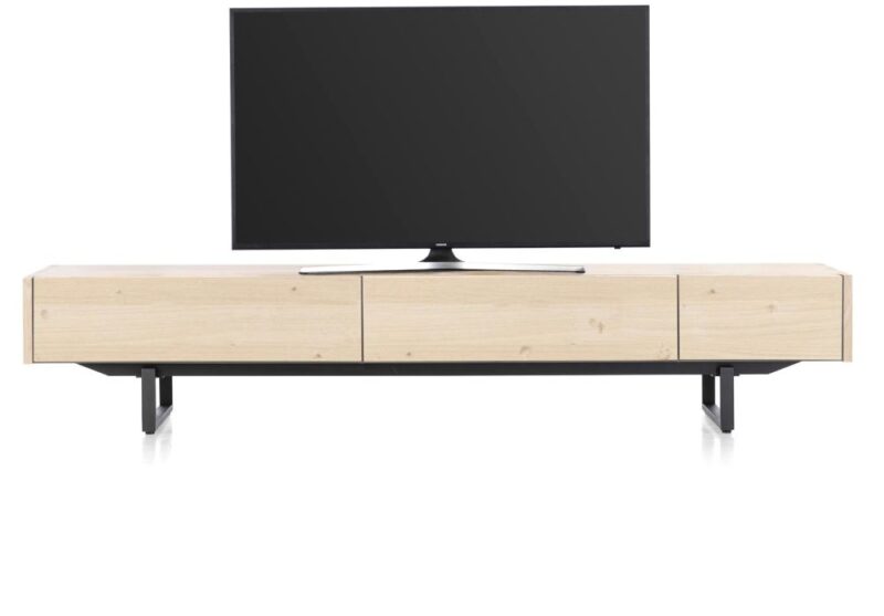 Modali, Tv Dressoir 237 Cm - 1-Lade + 2-Kleppen - Natural - Afbeelding 1