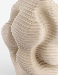 Rinus vaas H41cm - Beige - Afbeelding 2