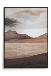 Desert peinture 100x140cm - Brun