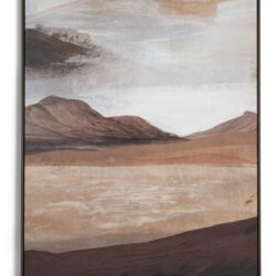 Desert peinture 100x140cm - Brun