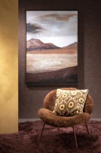Desert peinture 100x140cm - Brun - Image 3