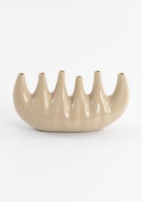 Elien vaas H24cm - Beige