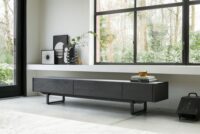 Modali, tv dressoir 237 cm - 1-lade + 2-kleppen - natural - Afbeelding 2