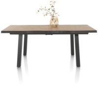 Carreras, table à rallonge 160 (+ 50) x 100 cm