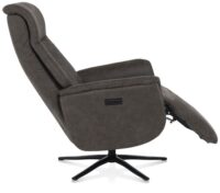 Nocarini, fauteuil relax - réglage électrique à 2 moteurs - pied noir - appui-tête reglable - Image 3