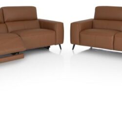 CALUSO - Caluso, ensemble de 3-places electrique + 2.5-places fixe