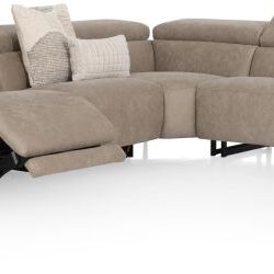 DOLCEDO - Dolcedo, 2.5-places accoudoir gauche - parti d'angle - ottomane petite droite - tissu Oregon beige