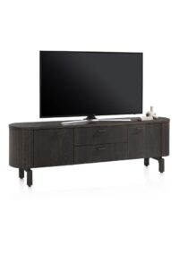 Ravello, lowboard 190 cm - 2-deuren + 2-laden - Basalt - Afbeelding 2