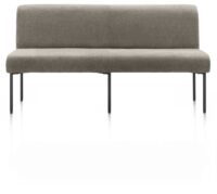 Reverso, eetkamerbank 170 cm - pocket - stof Livigno - bruin