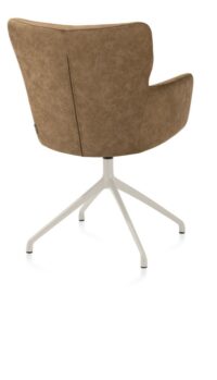 Sage, armstoel draaibaar - creme - stof Oregon - Desert - Afbeelding 2