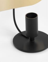 Bea kandelaar H20cm - Zwart/Goud - Afbeelding 2