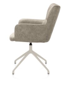 Sage, armstoel draaibaar - creme - stof Oregon - beige - Afbeelding 3