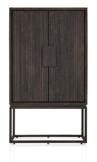 Amsterdam, armoire 120 cm - 2 portes + 2 tiroirs (+ LED)