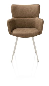 Sage, armstoel 4-pootjes creme - stof Oregon - Desert