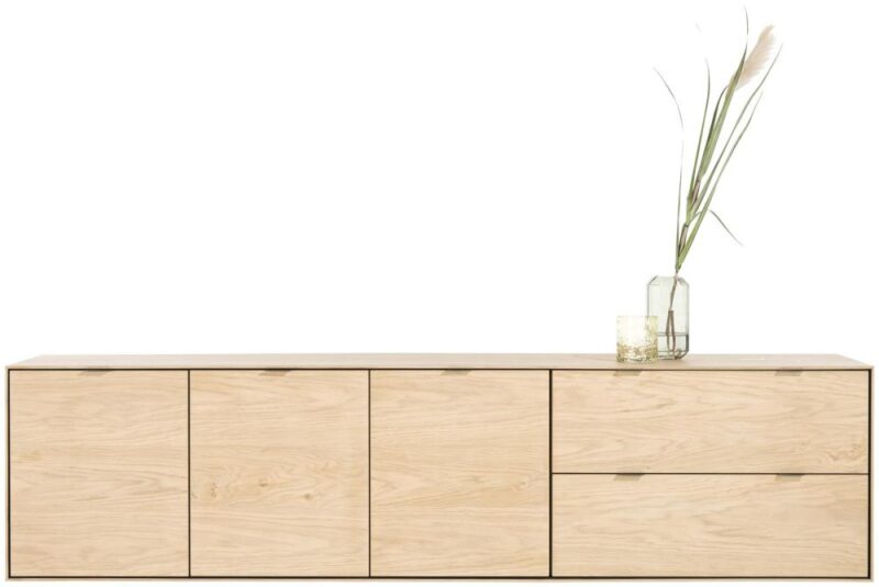 Elements, Dressoir 240 Cm - 3-Deuren + 2-Laden - Natural - Afbeelding 1