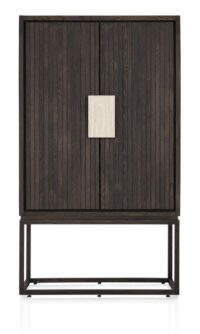 Amsterdam, armoire 120 cm - 2 portes + 2 tiroirs (+ LED) - Image 2