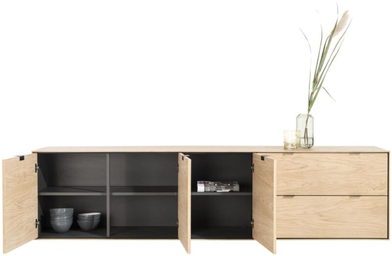 Elements, Dressoir 240 Cm - 3-Deuren + 2-Laden - Natural - Afbeelding 2