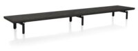 Elements, platform 250 cm. incl. 3 metalen poten - Onyx - Afbeelding 2