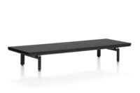 Elements, platform 100 cm. incl. 2 metalen poten - Onyx - Afbeelding 2