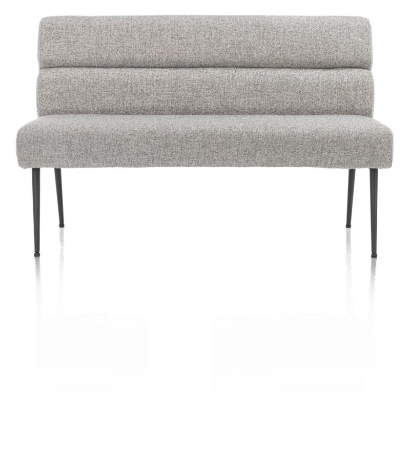 Jace, Eetkamerbank 140 Cm + Pocket - Stof Luton - Grijs - Afbeelding 1