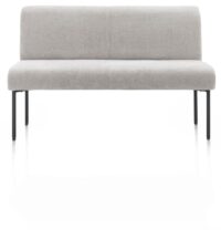 Reverso, eetkamerbank 140 cm - pocket - stof Livigno - Kiezel