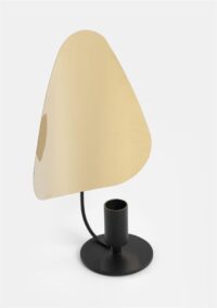 Bea kandelaar H20cm - Zwart/Goud