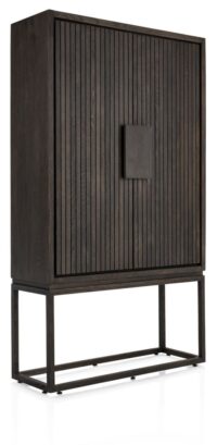 Amsterdam, armoire 120 cm - 2 portes + 2 tiroirs (+ LED) - Image 3