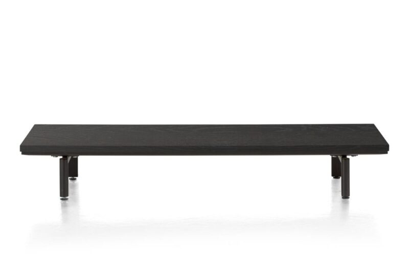 Elements, Platform 130 Cm. Incl. 2 Metalen Poten - Onyx - Afbeelding 1