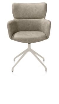 Sage, armstoel draaibaar - creme - stof Oregon - beige