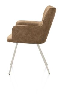 Sage, armstoel 4-pootjes creme - stof Oregon - Desert - Afbeelding 3