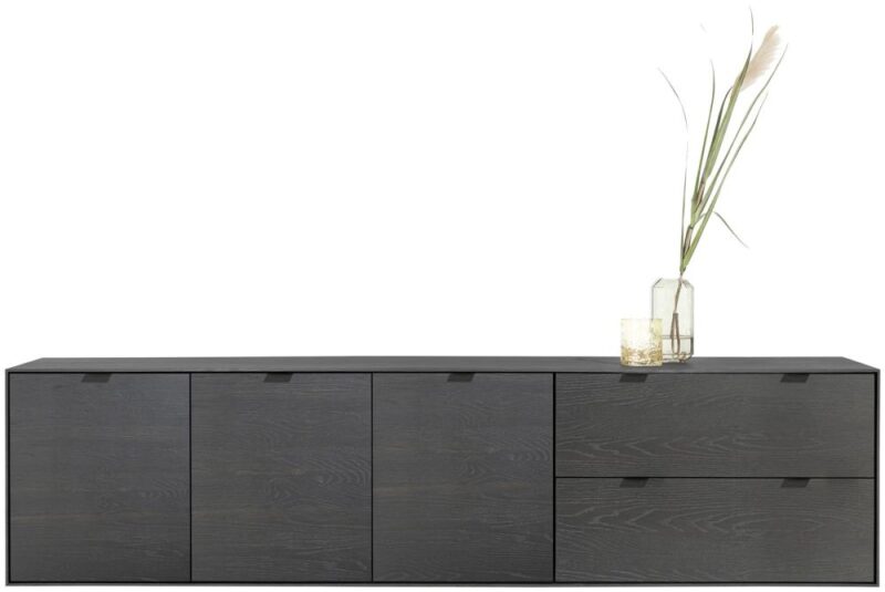 Elements, Dressoir 240 Cm - 3-Deuren + 2-Laden - Onyx - Afbeelding 1
