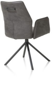 Franky, armstoel - vast - greep - pocket - Taurus - off black - Afbeelding 3