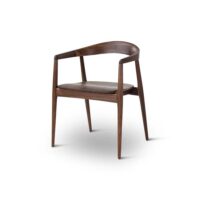 Chaise en chêne Pura avec coussin inclus - Image 4