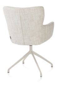 Sage, armstoel draaibaar - creme - stof Luton - Creme - Afbeelding 2