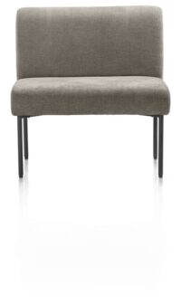 Reverso, banc 80 cm - confort ressorts - tissu Livigno - brun