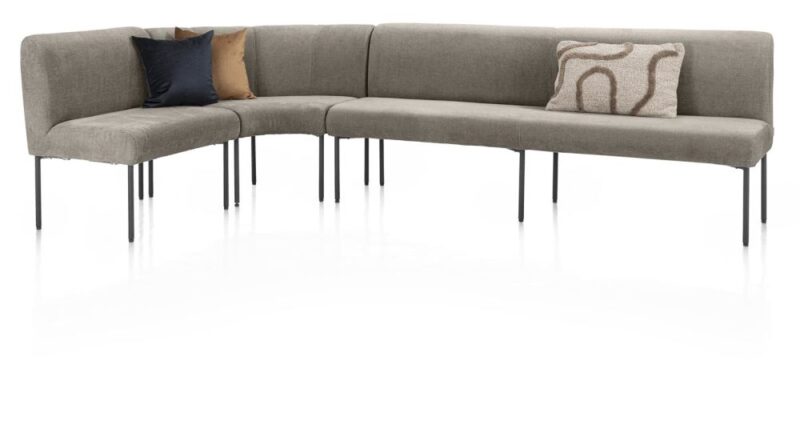 Reverso, Banc 200 Cm - Confort Ressorts - Tissu Livigno - Brun - Image 3