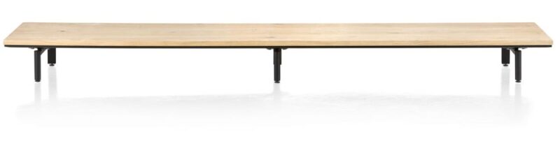 Elements, Platform 250 Cm. Incl. 3 Metalen Poten - Natural - Afbeelding 1