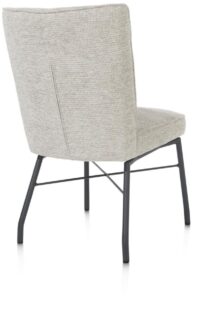 Olvi, eetkamerstoel 4-pootjes + pocket - Vada crème - Afbeelding 3