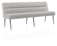 Jace, eetkamerbank 200 cm + pocket - stof Luton - grijs - Afbeelding 2