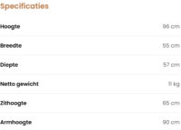 Chaise de comptoir Ana - Image 3