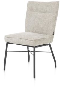 Olvi, eetkamerstoel 4-pootjes + pocket - Vada crème